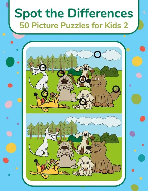 Spot the Differences - 50 Picture Puzzles for Kids 2 - Paperback