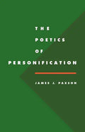 The Poetics of Personification - Paperback