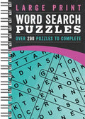 Large Print Word Search Puzzles Teal: More Than 200 Puzzles to Complete - Spiral