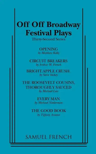 Off Off Broadway Festival Plays, 32nd Series - Paperback