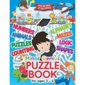 Minor Genius Puzzle Book For Ages 3-6: Childrens Activity Book with Numbers, Shapes, Alphabet, Mazes, Logic & Animal Puzzles; Over 100 Pages of Activi - Paperback