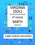 3rd Grade VIRGINIA SOL, 2019 MATH, Test Prep: : 3rd Grade VIRGINIA STANDARDS of LEARNING 2019 MATH Test Prep/Study Guide - Paperback