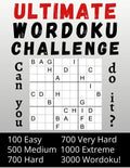 Ultimate Wordoku Challenge Can you do it?: 3000 Wordoku - Wordoku Puzzle Book for Adults - Easy - Medium - Hard - Very Hard - Extreme - Solutions at t - Paperback