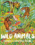 Wild Animals Jungle Coloring Book - Paperback
