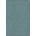 CSB Giant Print Single-Column Bible, Earthen Teal Suedesoft Leathertouch - Imitation Leather