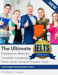 The Ultimate IELTS Preparation Materials Complete Vocabulary Flash Cards General Practice Tests Polish English Dictionary Word to Word: Remembering vo - Paperback