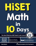 HiSET Math in 10 Days: The Most Effective HiSET Math Crash Course - Paperback