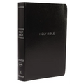 NKJV, Reference Bible, Center-Column Giant Print, Leather-Look, Black, Indexed, Red Letter Edition, Comfort Print - Imitation Leather
