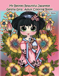 My Besties Beautiful Japanese Geisha Girls Adult Coloring Book: by Sherri Baldy - Paperback
