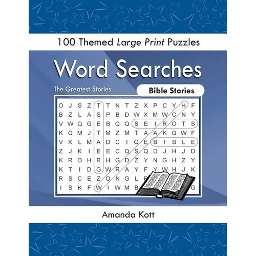 Word Searches - Bible Stories: 100 Themed Large Print Puzzles - Paperback
