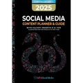 2025 Social Media Content Planner & Guide: With ChatGPT Tips & AI Prompts - Guaranteed better results in less time - Paperback