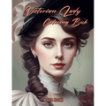 Victorian Lady: Coloring Book For Adults - Paperback