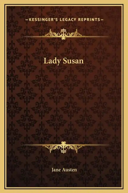 Lady Susan - Hardcover