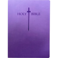 Kjver Sword Holy Bible, Large Print, Royal Purple Ultrasoft, Thumb Index: (King James Version Easy Read, Red Letter) - Leather