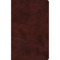 ESV Large Print Thinline Bible, Red Letter (Trutone, Mahogany) - Imitation Leather