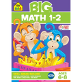 School Zone Big Math 1-2 Workbook - Paperback