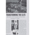 Transforming the Elite: Black Students and the Desegregation of Private Schools - Paperback
