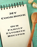 My Cookbook Our Family Favorite Recipes: An easy way to create your very own recipe cookbook with your favorite created recipes an 8.5"x11" 125 writab - Paperback
