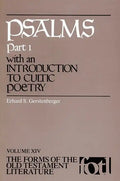 Psalms, Part 1: An Introduction to Cultic Poetry - Paperback