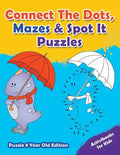 Connect The Dots, Mazes & Spot It Puzzles - Puzzle 8 Year Old Edition - Paperback