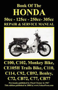Honda Motorcycle Manual: ALL MODELS, SINGLES AND TWINS 1960-1966: 50cc, 125cc, 250cc & 305cc. - Paperback