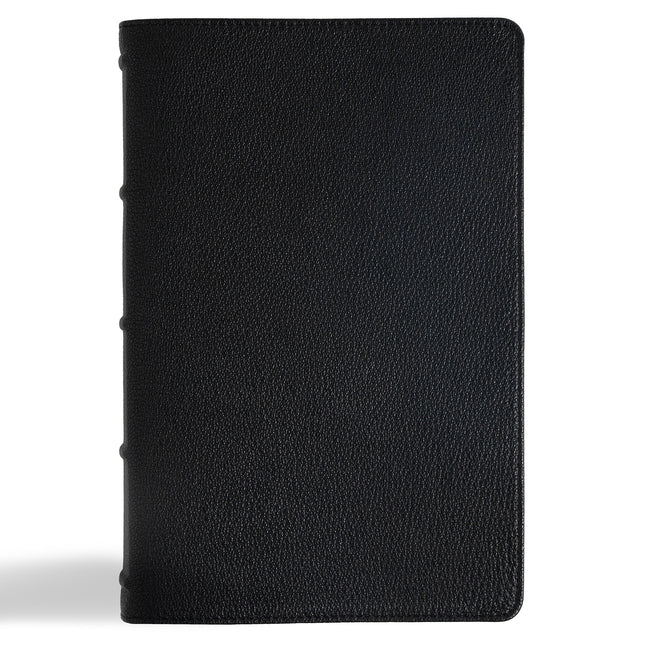 CSB Oswald Chambers Bible, Legacy Edition, Black Premium Goatskin: Includes My Utmost for His Highest Devotional and Other Select Works by Oswald Cham - Leather