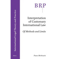 Interpretation of Customary International Law: Of Methods and Limits - Paperback