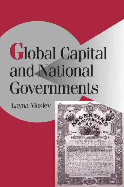 Global Capital and National Governments - Paperback