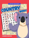 My First Word Search - Country Words: Word Search Puzzle for Kids Ages 4 -6 Years - Paperback