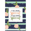 It Takes Someone Special To Teach Someone Special: A Special Education Gift Book Of Appreciation For SPED Teacher Appreciation Pink Stripe Floral Auti - Paperback
