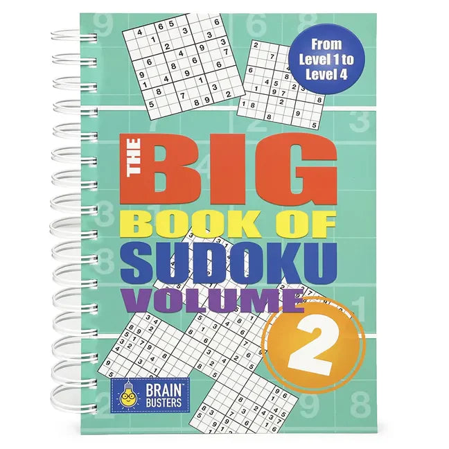 The Big Book of Sudoku Turquoise - Spiral