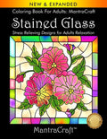 Coloring Book For Adults: MantraCraft: Stained Glass: Stress Relieving Designs for Adults Relaxation - Paperback
