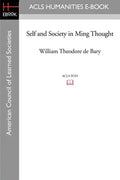 Self and Society in Ming Thought - Paperback
