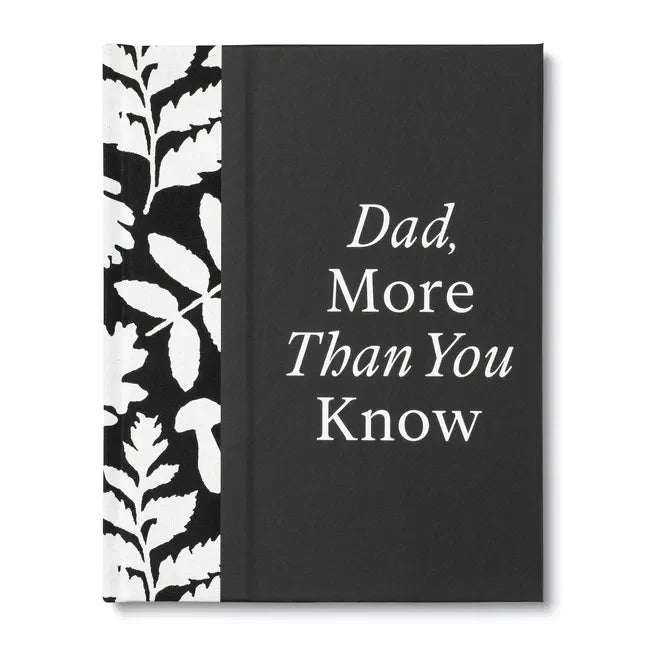 Dad, More Than You Know: A Keepsake Fill-In Gift Book to Show Your Appreciation for Dad - Hardcover