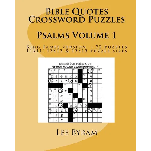 Bible Quotes Crossword Puzzles: Psalms - Paperback