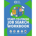 Start-to-Finish Job Search Workbook: How to Find a Job With Worksheets, Templates, and Samples for Resumes, Cover Letters, and Interview Answers - Paperback