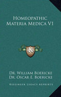Homeopathic Materia Medica V1 - Hardcover