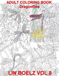 Adult Coloring Book Dragonflies - Paperback