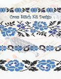 Cross Stitch Kit Design: Graph Paper for Creating Cross Stitch and Embroidery Patterns, Book Size 8.5" x 11" 150 graph paper pages - Paperback