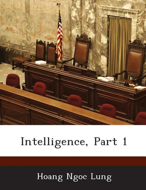 Intelligence, Part 1 - Paperback