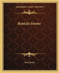 Ronicky Doone - Paperback
