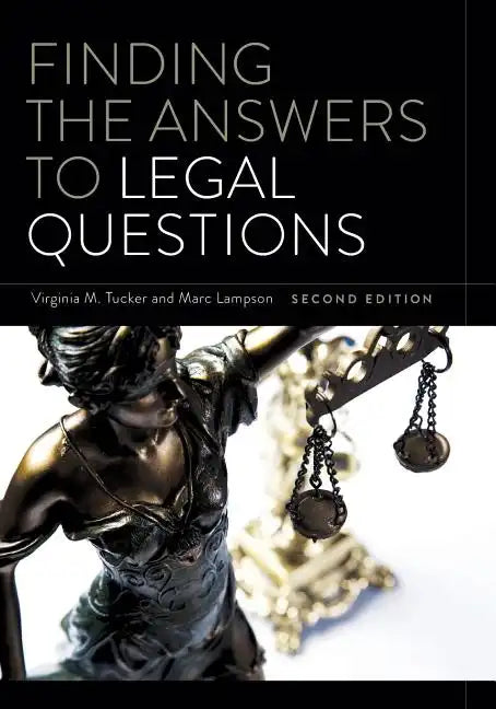 Finding the Answers to Legal Questions - Paperback