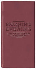 Morning and Evening - Matt Burgundy: Daily Readings by C. H. Spurgeon - Hardcover