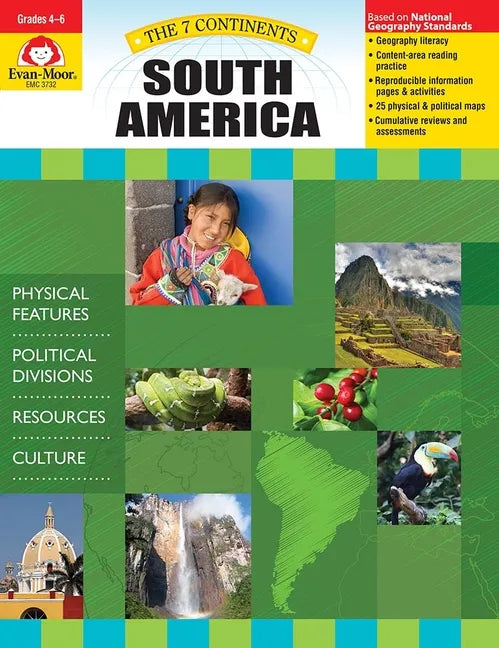7 Continents: South America, Grade 4 - 6 Teacher Resource - Paperback