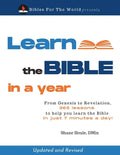Learn the Bible in a Year: 365 lessons to help you learn the Bible in just 7 minutes a day - Paperback