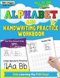 Alphabet and Handwriting Practice Workbook For Preschool Kids Ages 3-6: Handwriting Practice For Kids to Improve Pen Control, Alphabet Comprehension, - Paperback