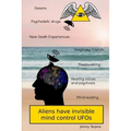 Aliens have invisible mind control UFOs - Paperback