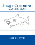 Shark Coloring Calendar - Paperback
