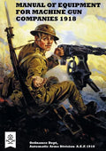 Manual of Equipment for Machine Gun Companies 1918 - Paperback