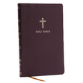 NKJV Holy Bible, Ultra Thinline, Burgundy Bonded Leather, Red Letter, Comfort Print - Bonded Leather